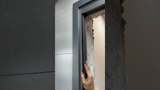 Sliding door outer edge fixing process [upl. by Ilka]