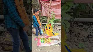 Tony chiriya🐤kela kha rahi hai mammy part 2😂vairal video shorts ytshorts trending vairalvideo [upl. by Ennaitsirk]