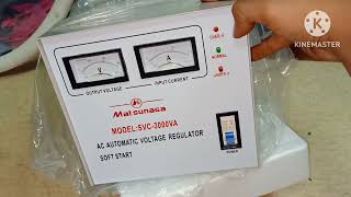 stabilizer matsunaga SVC 3000 VA [upl. by Etnohs]