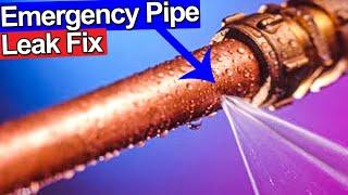 FIX LEAKING COPPER PIPE  PINHOLES  Plumbing Tips [upl. by Stromberg]