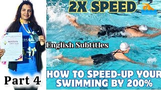 Swim Faster With These 2 Easiest Drills Fast Hand amp Leg Movements In Swimming Swimming Analysis [upl. by Akirdnahs]