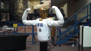 STS133 Robonaut 2 humanlike movement [upl. by Arait]