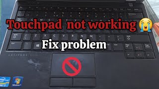 Dell Touch pad not working How to fix On Dell laptop touchpad on Windows 10 Dell latitude E6230 [upl. by Llekcir348]