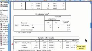 Logistic Regression  SPSS part 5 [upl. by Kozloski843]