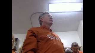 Texas Longhorns locker room after 06 Rose Bowl win vs USC [upl. by Ylak600]