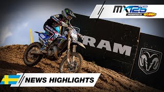 News Highlights  EMX125 Race 1 Presented by FMF Racing  MXGP of Sweden 2024 MXGP [upl. by Amory]