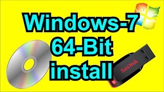 How to install 64 bit windows 7 [upl. by Uy]