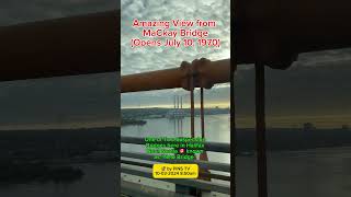 Amazing View from MacKay Bridge connecting Halifax and Dartmouth Nova Scotia 🇨🇦  PINS TV [upl. by Pandich]