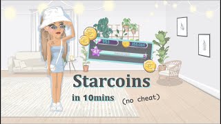 HOW TO GET A LOT OF STARCOINS IN 10minutes ON MSP NO HACK [upl. by Lindon]