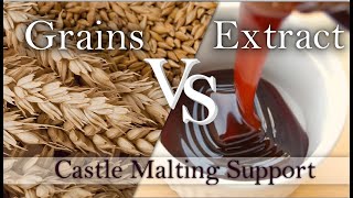 AllGrain Vs Extract Brewing  Castle Malting Support [upl. by Ailecec]