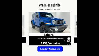 L’Événement Jeep Wrangler 4xe chez LandryAutocom [upl. by Barnet]