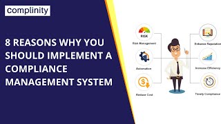 8 Reasons to Implement a Compliance Management System  Complinity [upl. by Aranat]