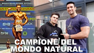 MI ALLENO CON IL CLASSIC PHYSIQUE NATURAL PIÙ FORTE DITALIA HA SOLO 23 ANNI [upl. by Osrick134]