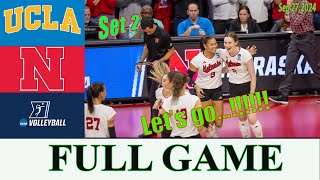 Nebraska vs UCLA Set 2  College Volleyball Sep 27 2024  NCAA Volleyball 2024 [upl. by Haiacim188]