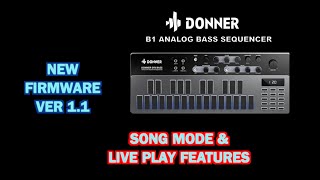 Donner B1 Firmware 11 Update [upl. by Nevanod522]