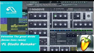 FL Studio Remake Velvetine  The great divide Seven Lions remix [upl. by Nrubliw]