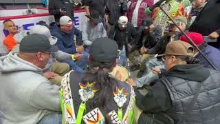 Blackfoot Drummers  Fnuc powwow 2024 Saturday Night live [upl. by Yraht145]