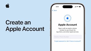 How to create an Apple Account  Apple Support [upl. by Enelrad]