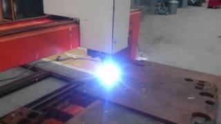 Farley Rapier CNC Plasma Cutting Bed with Hypertherm HT2000 Plasma Cut Test [upl. by Minda]