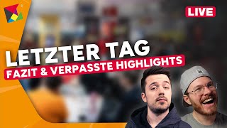 SPIEL Essen 2024 Live  Tag 5 Verpasste Highlights amp Fazit Talk mit der SPIEL [upl. by Fran]