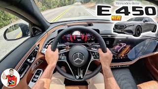 The 2024 MercedesBenz E450 Turns Up the WowFactor POV Drive Review [upl. by Athey292]