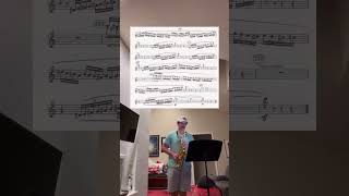 Creston Concerto mvt 1 practice🔥shorts saxophone musician classicalmusic [upl. by Hamitaf]