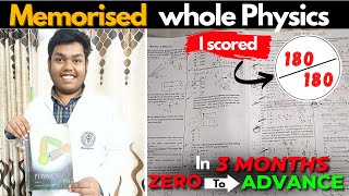 Score 180180 in PHYSICS in last 3 months 100 days Strategy For Physics NEET 2023 neet2023 AIIMS [upl. by Philander149]