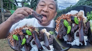 Fried smoked pork with Axone amp Naga King chillikhipsvlog3739 [upl. by Arehahs]