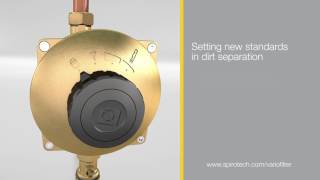 Setting New Standard in Dirt Separation the SpiroTrap VarioFilter available 22mm 28mm 34 amp 1quotBSP [upl. by Namien]