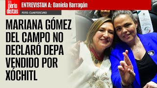 Entrevista  Mariana Gómez del Campo no declaró depa vendido por Xóchitl explica Dani Barragán [upl. by Ader748]