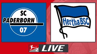 SC Paderborn  Hertha BSC  28 Spieltag 2 Bundesliga Liveradio [upl. by Atsira]