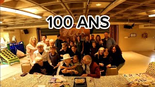 100 ANS FÊTE GRAN MAMAN MARGARITE [upl. by Imelida767]