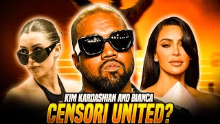 The Reason Behind Kim Kardashian and Bianca Censoris United Front At Kanye West Show [upl. by Eecyaj]