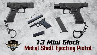 13 Mini Glock 17 Alloy Metal Shell Ejecting Pistol [upl. by Alejna]