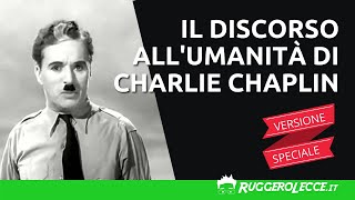 Il Discorso allUmanità di Charlie Chaplin  Versione Speciale [upl. by On]