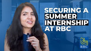 HOW I GOT A SUMMER INTERNSHIP AT RBC WITH NO FINANCE EXPERIENCE [upl. by Eiramlehcar]