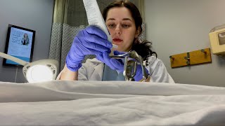 ASMR Seeing the GynecologistYou Have Another Yeast Infection Real Medical Office Soft Spoken [upl. by Ainoet]