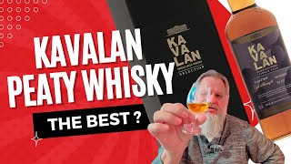 Kavalan Peaty Malt 2 French Connections 556° whisky review [upl. by Rosdniw430]