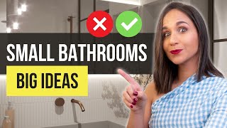 ✅ TOP 10 Ideas for SMALL BATHROOMS  Interior Design Ideas and Home Decor  Tips and Trends [upl. by Gretal]