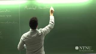 Classical Mechanics lecture 45 Canonical transformations Part 3  Jacob Linder [upl. by Gail]