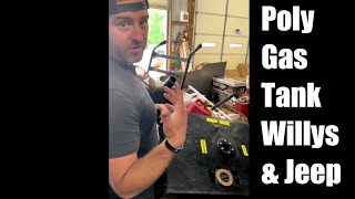 Poly Gas Tank Installation  Willys amp Jeep Restoration Parts at The JeepsterMan [upl. by Amick]