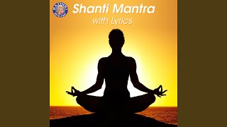 Shanti Mantra Om Sahana Vavatu [upl. by Bradford]