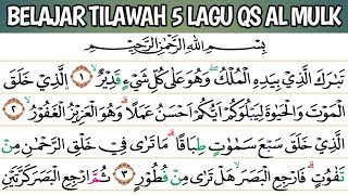 BELAJAR TILAWAH SURAH AL MULK 5 LAGU [upl. by Elleirb940]