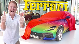 ITS HERE Collecting My New FERRARI PUROSANGUE and SPEC REVEAL [upl. by Atnoved]