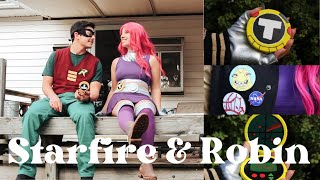 DIY Starfire and Robin Costume [upl. by Eiveneg108]