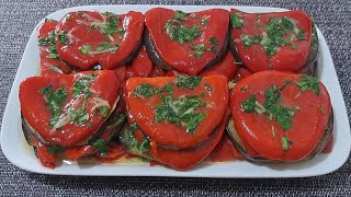 ВКУСНЕЕ РЕЦЕПТА НЕ НАЙДЕШЬ 😋 ЛУЧШАЯ ЗАКУСКА ИЗ БАКЛАЖАНОВ И ПЕРЦА [upl. by Ninazan743]