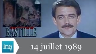 20h France 2 du 14 juillet 1989  Bicentenaire de la Révolution  archive vidéo INA [upl. by Johannah]