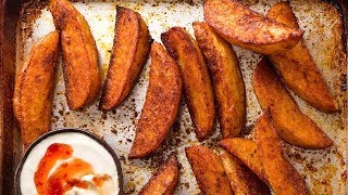 Seasoned Baked Potato Wedges [upl. by Tjaden]