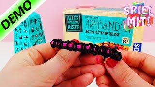 Cooles Freundschafts Armband selber machen  Alles Könner Kiste von Kosmos  Demo [upl. by Kcirej]