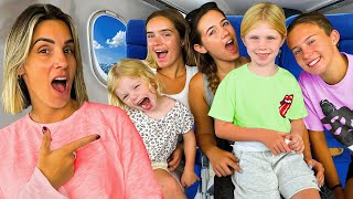 10 HOUR Flight With 6 Kids [upl. by Gay]